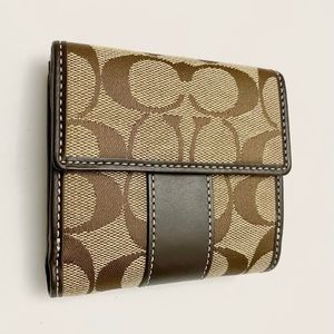 🥥 Coach Signature 🥥 Mini Wallet